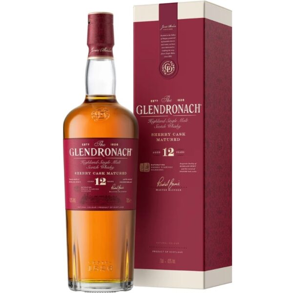 Glendronach 12 Year Old Single Malt Scotch Whisky格兰多纳12年单一麦芽苏格兰威士忌